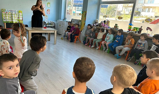 Gelibolu Devlet Hastanesi'nden Anaokulu öğrencilerine el hijyeni eğitimi