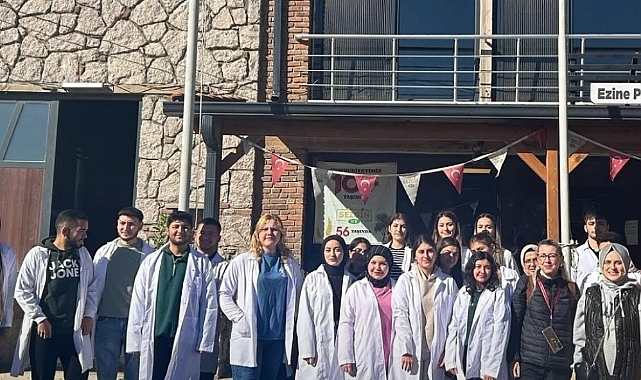 Gıda İşleme Bölümü öğrencileri, zeytin ve zeytinyağı fabrikasını ziyaret etti