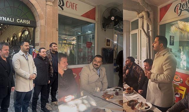 Halit Kubilay Fırat, Aynalı Çarşı esnafıyla buluştu
