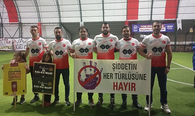 Hastane FK'dan anlamlı mesaj: Kadına Şiddete Hayır