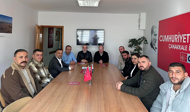 Hizmet-İş Sendikası Çanakkale Şubesi'nden İl Başkanı Gürbüz'e ziyaret