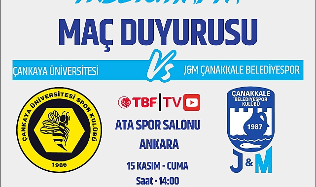 J&amp;M Çanakkale Belediyespor, Ankara deplasmanında