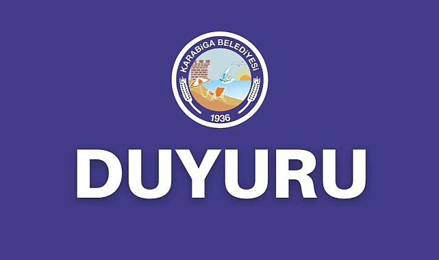 Karabiga Belediyesi'nden işyeri kiralama duyurusu