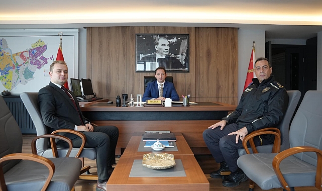 Kaymakam Kayabaşı'ndan İlçe Emniyet Müdürlüğü'ne ziyaret