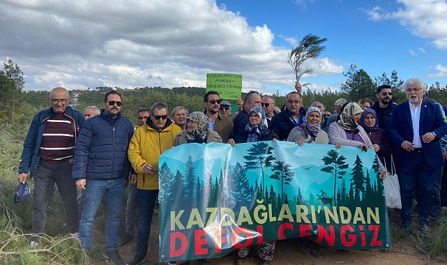 Kazdağları'nda çevre nöbeti!