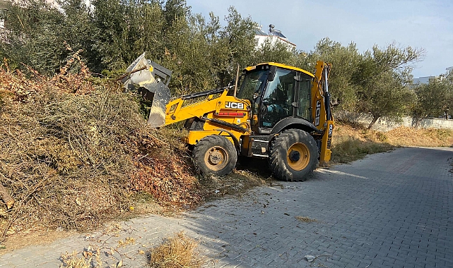 Küçükkuyu'da temizlik ve bakım çalışması