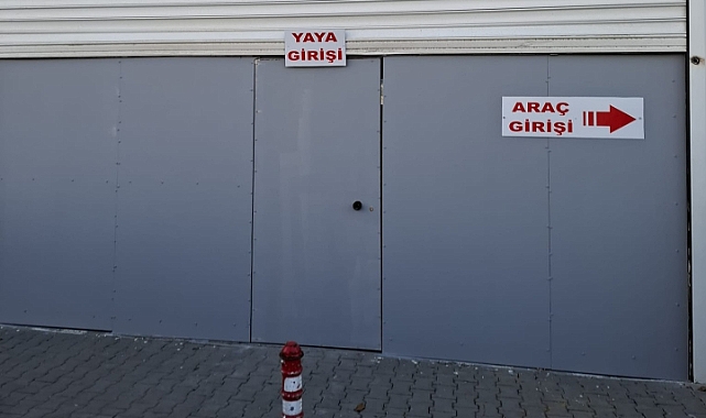 Lapseki Belediyesi’nden Kapalı Pazaryerine kışa özel çözüm