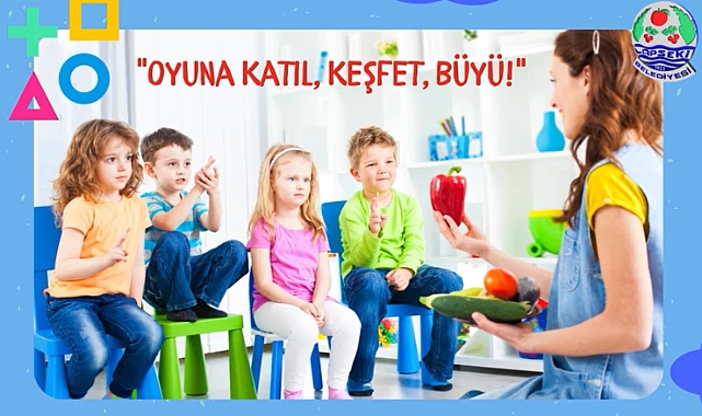 Lapseki Belediyesi’nden miniklere özel oyun ve keşif atölyesi