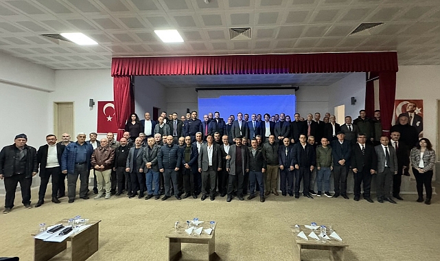 Lapseki’de İlçe İdare Şube Başkanları toplantısı yapıldı
