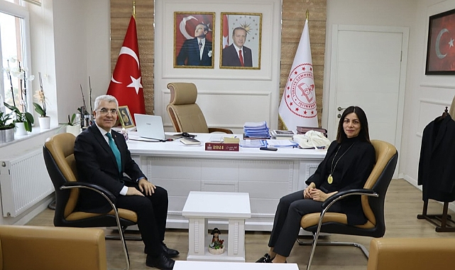 Müdür Borca, Müdür Hayta’yı makamında ziyaret etti