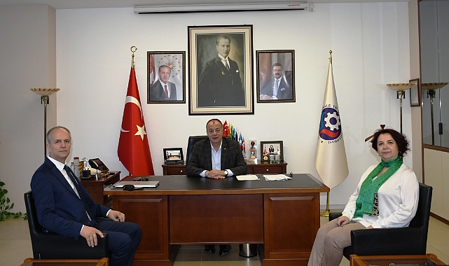 Müdür Kalkan, ÇTSO Başkanı Selçuk Semizoğlu’nu ziyaret etti
