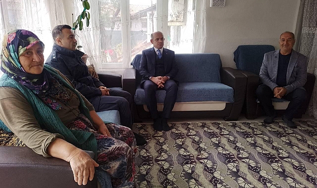 Muhtar Gülen’e taziye ziyareti