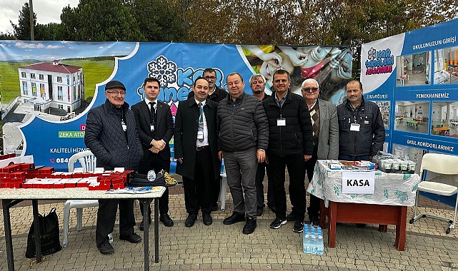 Şadan Doğan’dan Kar Taneleri Anaokulu kermesine ziyaret