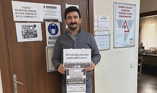 Sağlık emekçileri eylemlerinde 38. haftada eylemlerine devam ediyor