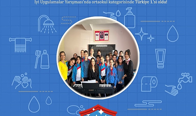 Turgutreis Ortaokulu, "Tertemiz Yarınlar Okullardan Başlar" projesinde Türkiye birincisi!