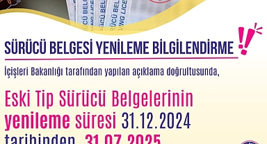 Ünal Özcan ehliyet değişim sürelerini hatırlattı