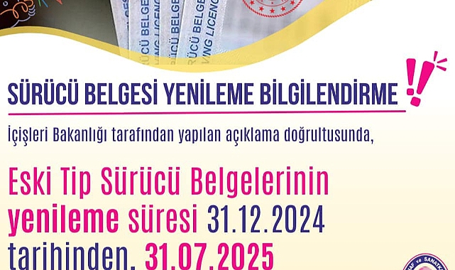 Ünal Özcan ehliyet değişim sürelerini hatırlattı