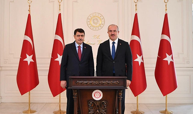 Vali Toraman’dan Ankara Valisi Vasip Şahin’e nezaket ziyareti