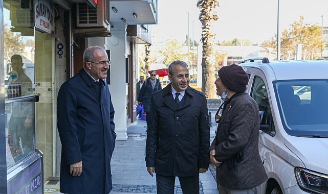 Vali Toraman ve Müdür Kurt’tan Çarşı ziyareti