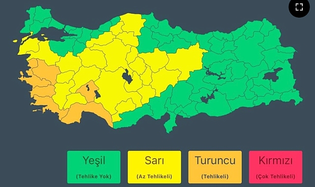 AFAD'dan ciddi meteorolojik uyarı