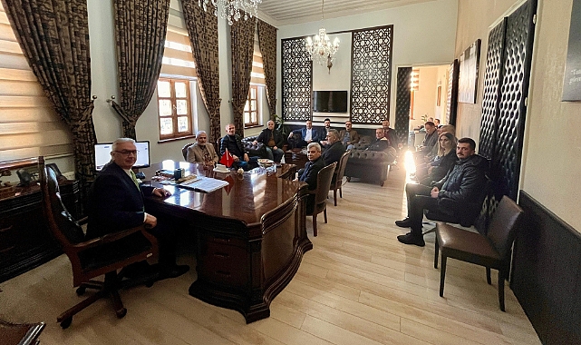AK Parti il yönetiminden Bayramiç Belediye Başkanı’na ziyaret