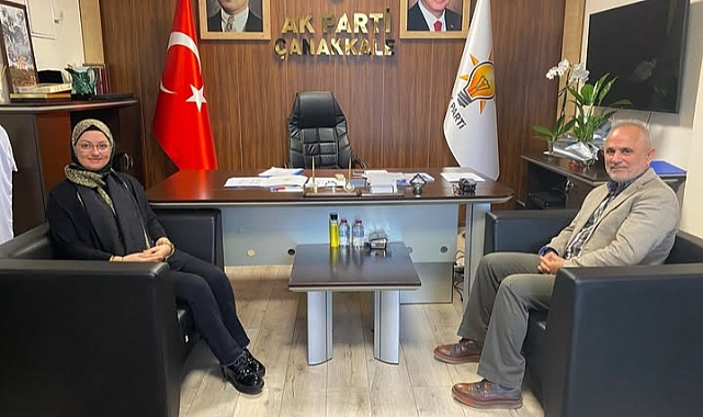 Aynur Yavaş'tan İl Başkanı Göktürk'e ziyaret