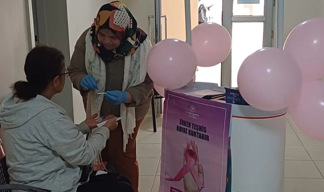 Ayvacık'ta kanser farkındalığı çalışmaları devam ediyor