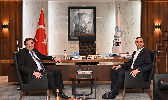 Başkan Erkek'ten Başkan Akın'a ziyaret