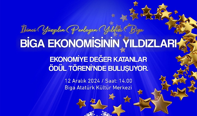 Biga'da "Ekonomiye Değer Katanlar" ödülleri sahiplerini buluyor
