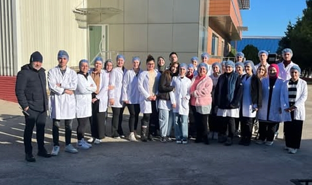 Biga MYO Gıda Teknolojisi öğrencilerinden teknik gezi
