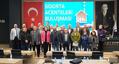 Biga TSO, Balıkesir'deki sigorta acenteleri toplantısına katıldı