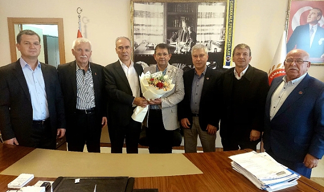 Çan ilçesi köy muhtarlarından İl Genel Meclis Başkanvekili’ne ziyaret