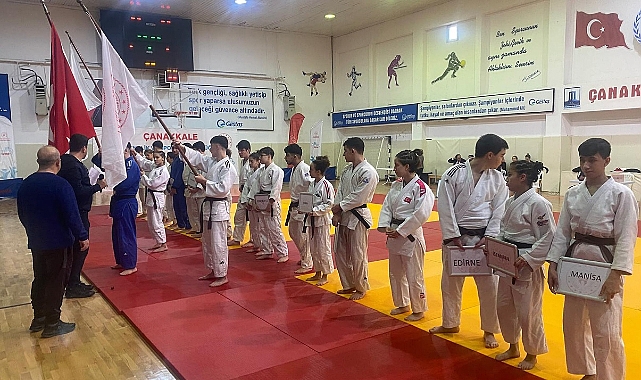 Çanakkale'de Okul Sporları Judo Grup Birinciliği Yarışmaları sona erdi