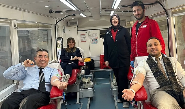 Çanakkale Koleji'nde kan bağışı etkinliği düzenlendi