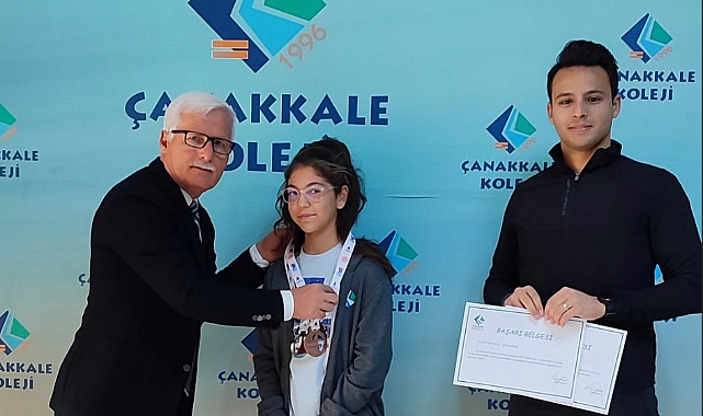 Çanakkale Koleji öğrencisi Sena Aynur'dan büyük başarı
