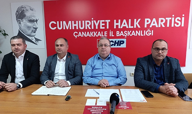 CHP Çanakkale İl Başkanı Gürbüz: “Bunlar aptal gibi davranarak herkesi aptal yerine koymaya çalışıyor’’