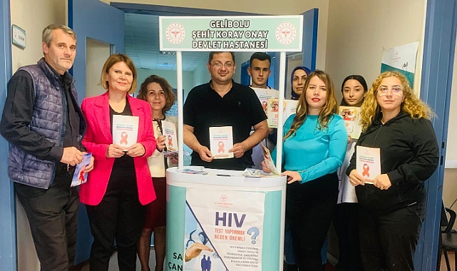 Gelibolu Devlet Hastanesi'nden 1 Aralık Dünya AIDS/HIV Korunma Günü etkinliği
