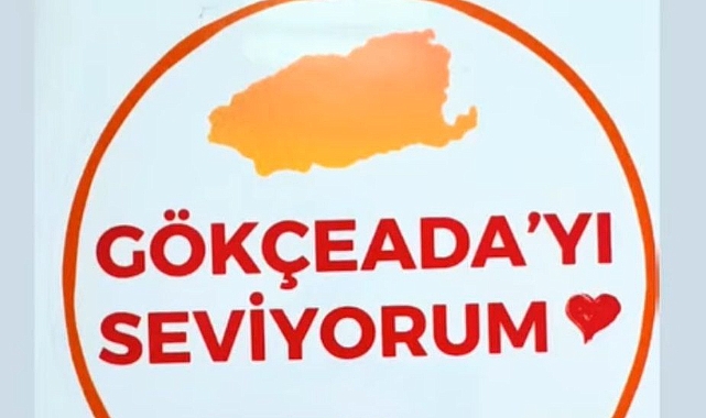 Gökçeada Sticker’ına Türk Bayrağı eklenmemesi eleştirildi