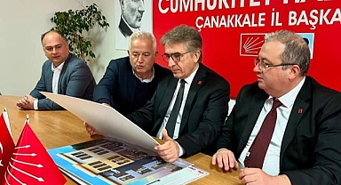 Güneşhan ve Karatepe, İl Başkanlığını ziyaret etti