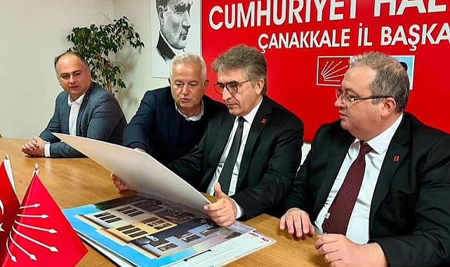 Güneşhan ve Karatepe, İl Başkanlığını ziyaret etti