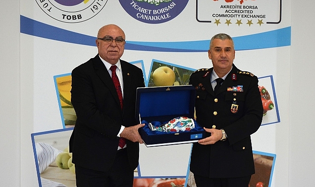 İl Jandarma Komutanından ÇTB’ye nezaket ziyareti