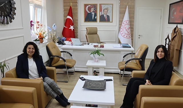 İskenderoğlu’ndan Müdür Hayta’ya ziyaret