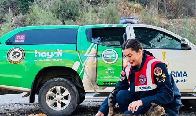 Jandarma ekipleri öğrencilere doğa ve hayvan sevgisini anlattı