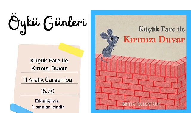 "Küçük Fare ile Kırmızı Duvar" kitap okuma etkinliği