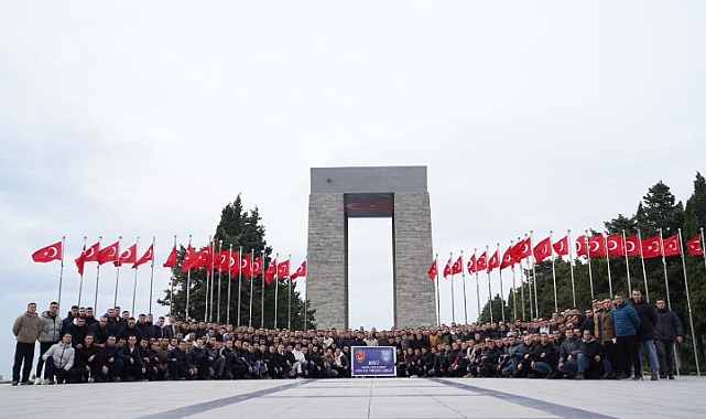 Milli Savunma Üniversitesi Hava Astsubay Meslek Yüksek Okulu Çanakkale'yi gezdi