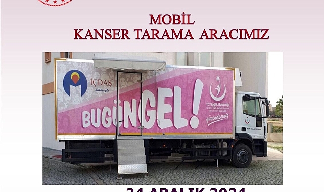 Mobil Kanser Tarama Aracı Lapseki’de!