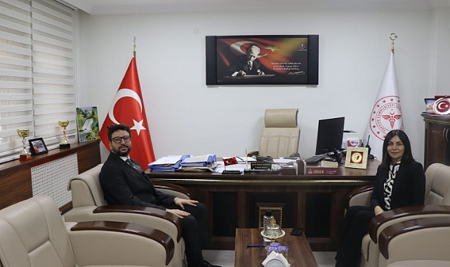 Müdür Hayta'dan Müdür Baştürk'e ziyaret