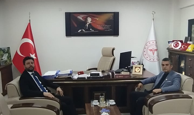 Muhtar Gözen'den Op. Dr. Baştürk'e ziyaret