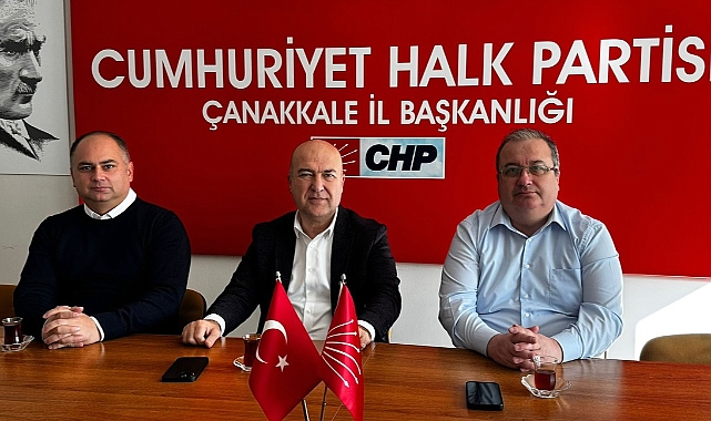 Murat Bakan, CHP Çanakkale İl Başkanlığını ziyaret etti