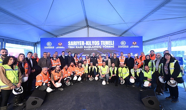 Sarıyer-Kilyos Tüneli TBM Kazısı Başladı